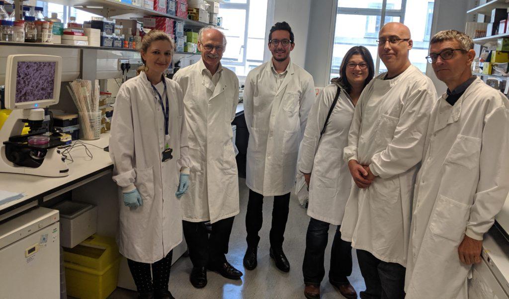 Bloodwise supporters on a Laboratory Tour in BCI's Centre for Haemato-Oncology.