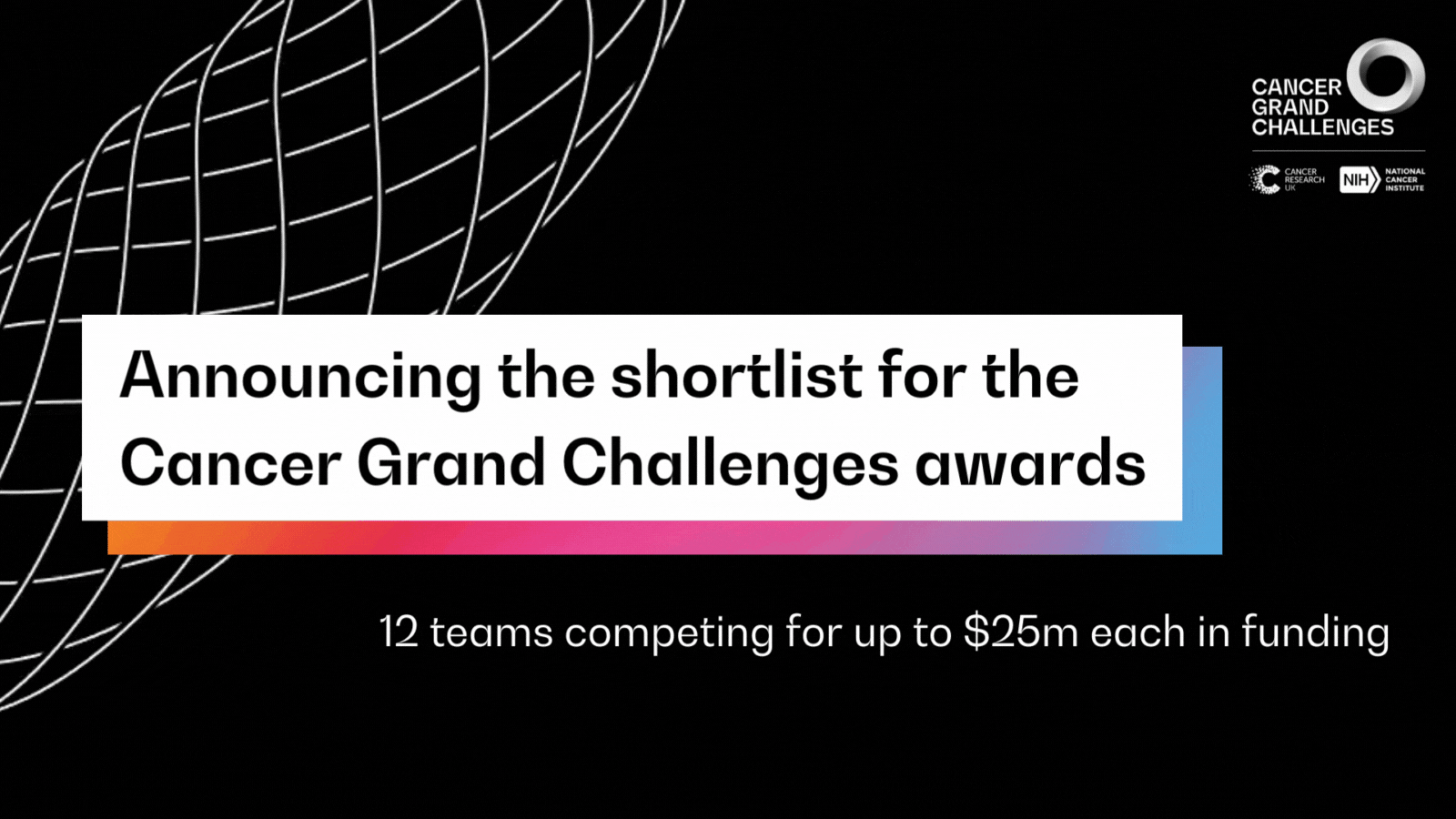 Announcing the shortlist for the Cancer Grand Challenges awards